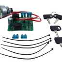 Ignition Switch Module w/2 Keys AM119999 AM124137 AM131841 Compatible with John Deere 325, 335, 345 w/Serial Numbers 0000001 Through 070000, Serial No.0-70000
