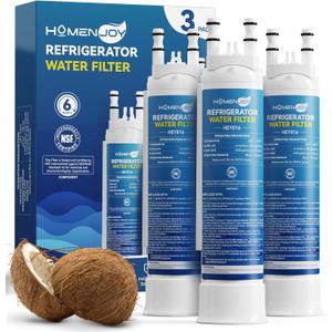 FPPWFU01 Water Filter Replacement For Frigidaire PurePour FPPWFU01 PWF-1, Electrolux EPPWFU01 Water Filter, 3 Pack