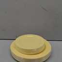 FLOWERCAT 60PCS Yellow Plates - Heavy Duty Yellow Plastic Plates Disposable 10.25inch & 7.5inch for Easter Party/Wedding/Spring - Serve for 30 guests