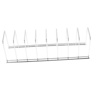 Stainless Steel Dish Drying Rack for Kitchen Storage Expandable Dish Organizer Pot Lid Holder Space-Saving and Sturdy Design for Cabinet Use