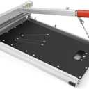 13 Laminate Floor Cutter with Wheels, Heavy Duty Vinyl Floor Plank Cutter, Adjustable Angle Length Cutting 17mm Thick LVP SPC WPC Engineered Wood