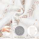 Nakagishi Area Rug Living Room Rugs: 5x7 Large Soft Machine Washable Boho Moroccan FarmNeutral Stain Resistant Indoor Floor Carpet for Bedroom Under Dining Table Home Office Decor-Cream Brown