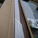 Art3d 6-Piece Wood Slat Panels for Stylish Interior Decor and Ceiling Decoration, MDF 3D Textured Panel for Ceiling and Wall,Size 94.6 x 7.4 in-Walnut