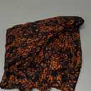 Summer Dresses for Women Casual Tshirt Short Sleeve Floral Sundress Beach Cover Ups with Pockets 2026, Black Orange Floral, 3XL