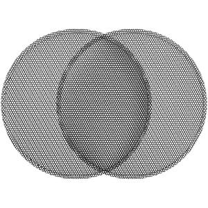 ACROPIX Universal 4.5 Inch Speaker Grills Mesh for Audio Subwoofer 118x124x9mm Grille without Frame Black - Pack of 2