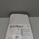 INOVADAY 100% Blackout Curtains for Bedroom, Black Out Curtains 96 Inch Long, Clip Rings Linen Blackout Drapes, Thermal Insulated Room Darkening for Living Room, 2 Panels - Beige,W50xL96