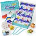 Air Dry Modeling Clay for Kids - Ocean Adventure, 12 Boxes Clay Kit with 4 Tools & Tutorials, Soft DIY Craft Kit for Art Projects, Creative Gift for Boys & Girls Ages 3+