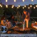 XMCOSY+ Smart Outdoor String Lights, 98Ft Patio Lights Waterproof, App Control, Compatible with Alexa, RGBCWIC Color Changing LED String Light for Outside