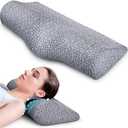 Cervical Neck Pillows for Pain Relief Sleeping, High-Density Memory Foam Pillow Neck for Bolster Support and Shoulder Relaxer, Decompression Devices Orthopedic Roll Pillow for Bed Office