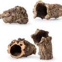 Galpagos (05505) Natural Cork Bark for Reptiles  Ideal for Bearded Dragons, Snakes, and Geckos  Climbing Accessory for Terrariums, Turtle Tanks, and Bird Cages, Tube 7  9, Natural