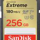 SanDisk 256GB Extreme SDXC UHS-I Memory Card - C10, U3, V30, 4K, UHD, SD Card - SDSDXVV-256G-GNCIN