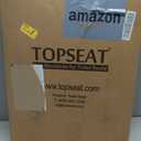 TinyHiney Potty Elongated Toilet Seat, Adult/Child, w/Chromed Metal Hinges (Elongated White)