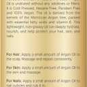 Handcraft Blends Moroccan Argan Oil - 16 Fl Oz - 100% Pure and Natural - Premium Grade Carrier Oil for Skin and Hair - Hair and Body - Massage - Cold-Pressed