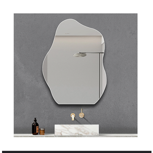 Mirror, Irregular Decorative Mirror, Vanity Mirror, 53x41cm/65x50cm/75x57cm, for Living Room Bathroom Bedroom Entrance(Size:53x41cm/20.9x16.1in)