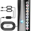 2026 Strongest TV Antenna, 3600+ Miles Range Digital Antenna for Smart TV Indoor Outdoor with Amplifier, 360° Reception HDTV Antenna for Local Channels Supports 8K, 4K, 1080P for All TVs - 38FT Cable