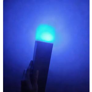 Light-up Wall Torch Lamp with 3 Lighting Levels, Hand Held & Wall Mountable Table Lamps, USB Rechargeable Night Light, Costume Cosplay Bedside Lamp for Home/Office Decor (1-color)