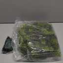 9FT Real Touch Norfolk Pine Christmas Garland with Light Winter Artificial Faux Greenery Garland Table Mantle Stairs Fireplace Wall Decor Outdoor Indoor Porch Home Decorations (Battery Not Included)