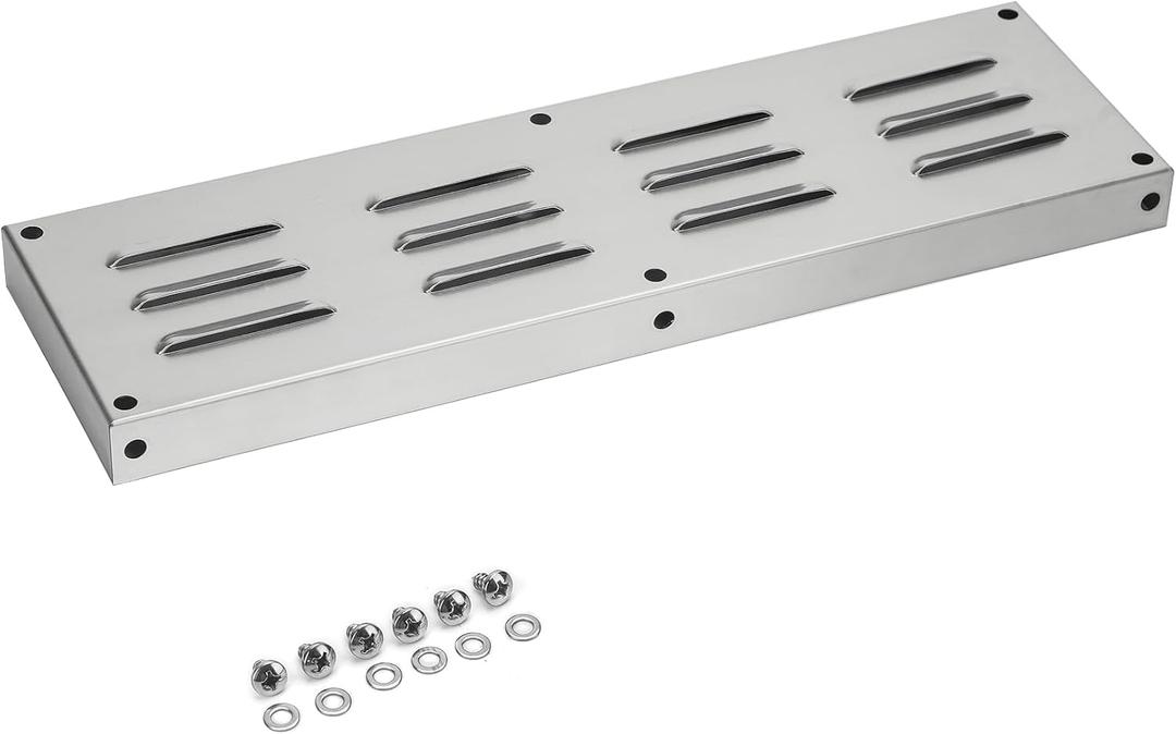 Skyflame Stainless Steel Venting Panel for Masonry Fire Pits and Outdoor Kitchens 15-Inch by 4-1/2-Inch