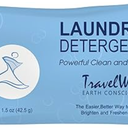 Travel Laundry Detergent Powder Bulk - Individually Wrapped Multi Pack - 10 Packets (1.5 oz per bag) - Non Toxic Supplies - For Clean & Fresh Clothes - Stain Remover Powder