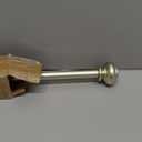 H.VERSAILTEX Window Curtain Rods for Windows 28 to 48 Inches Adjustable Decorative 3/4 Inch Diameter Single Window Curtain Rod Set with Classic Finials, Nickel