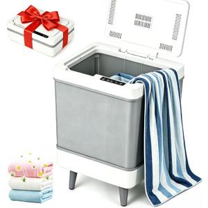 35L Foldable Towel Warmer Bucket for Bathroom, Large Hot Towel Warmers for Spa, Fast Heating & Drying Modes with 24H Timer, Auto Shut-Off, a Spa-Like Luxury for Home