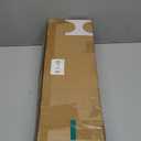 5FT Pencil Christmas Tree, Slim Skinny Hinged Pine Tree with PVC Material, 220 Branch Tips, Solid Metal Legs, Unlit Artificial Xmas Tree for Home, Holiday, Hotels, Outdoor Decoration, Green