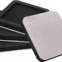 Upgraded Felt Furniture Sliders for Hardwood Floors - 4 PCS 5" Heavy Duty Furniture Movers Sliders with Unique Groove Design, Easily and Safely Move Any Item