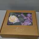 Ling's Moment Artificial Flowers Box Set for DIY Wedding Bouquets Centerpieces Arrangements Party Baby Shower Home Decorations (Dreamy Purple) (Grand, Prpl-lilac & Purple)