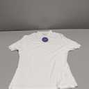 SweatyRocks Women's Plus Size Short Sleeve Mock Neck Top Solid Basic Tee Shirt M