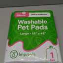 IMPROVIA Reusable Puppy Pad  Waterproof, Extra-Absorbent, Washable Pee Pad for Dog Training, Whelping, & More  Protect Your Floors & Pet with Quick-Drying Potty Pad. (Large - 65" x 48")