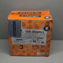 Pura Hypoallergenic Diapers, Size 3 (9-20 lbs) Monthly Pack, Overnight, up to 12 Hours Leak Protection, Suitable for Sensitive Skin, TCF, Super Soft Organic Cotton, 6 Packs of 26 (156 Baby Diapers)