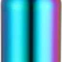 Buyer Star 17 oz Metal Insulated Water Bottle, 18/8 Stainless Steel Sports Water Bottles with Handle, Double-Wall Travel Thermal Water Flask, Reusable Water Bottle for Sports and Travel (Rainbow)