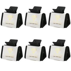 4Pack Loanzeg 8pcs Bridesmaid Proposal Gifts 4.1 Inch Square Set of 8 Bachelorette Hair Claw Clips ideas Bridal Shower Gift for Wedding Party Favors (6pcs Small Black and White)