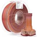 AMOLEN Rock PLA Filament 1.75mm,Rainbow Marble PLA 3D Printer Filament, 1kg Spool (2.2lbs), 3D Printing Filament Dimensional Accuracy +/- 0.02 mm, Fit Most FDM Printer (Red Limestone)