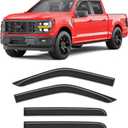 Extra-Thick Window Rain Guards Fit for Ford F150 2015-2026 SuperCrew & 2017-2026 Raptor/F-250/F-350/F-450/F-550 Super Duty SuperCrew Full Size Window Deflectors Window Vent Visors Shades