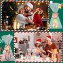 Acellegic 24 Sets 10 Inch Christmas Whisks Supplies Gifts Sets, Includes Silicone Whisks, Greeting Cards, Ribbons, Plastic Bags DIY Fillable Christmas Tree Ornaments for Xmas Cooking Supplies Gift