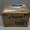 Always Ultra Thin Overnight Pads, Size 5, Extra Heavy Overnight, Unscented, 92 Count (2 Packs of 46)