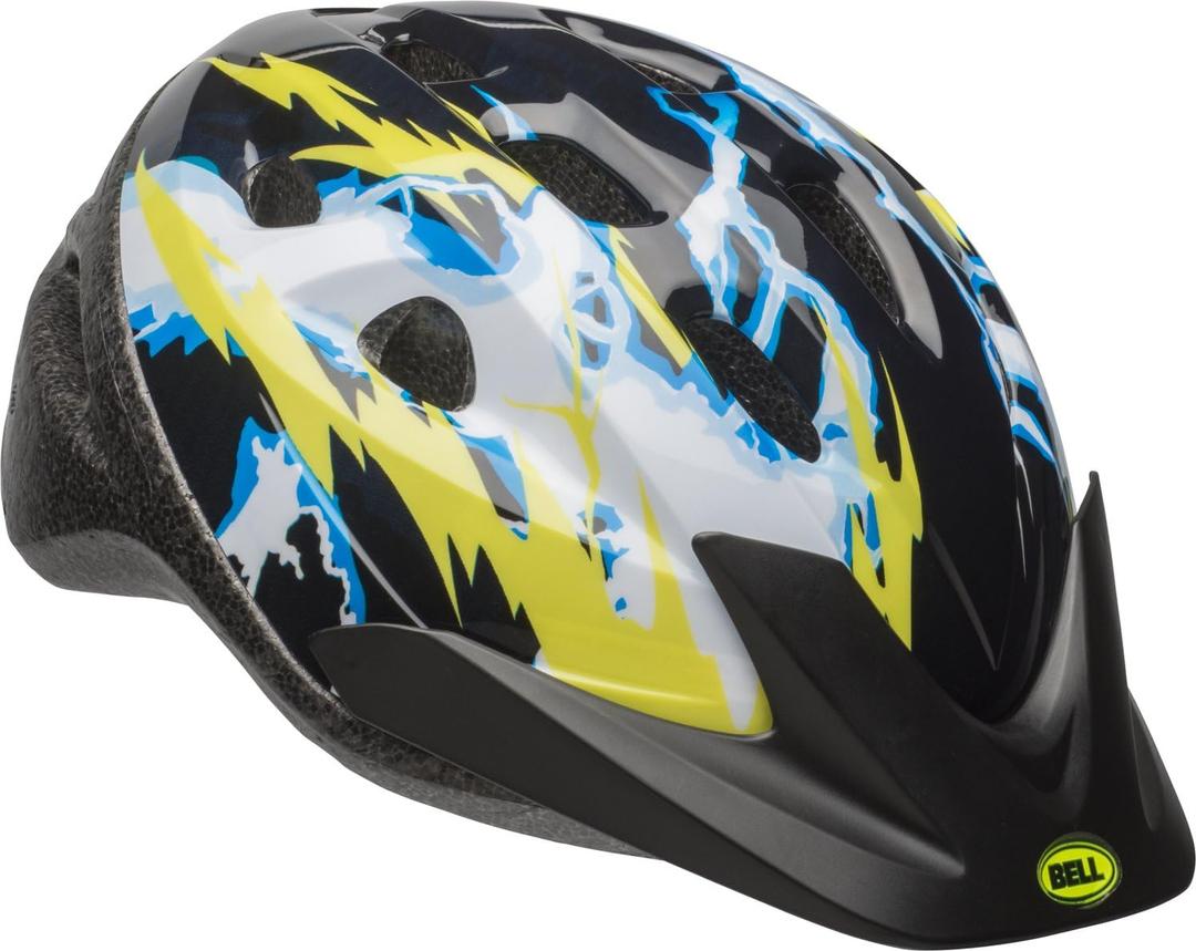 Bell Rally Child Bike Helmets (Lightning Black/Yellow)