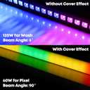 LED Stage Wash Light Bar,120W 40" LED Stage Pixel Light Bar,36 RGBW LED Stage Wash Lights with Detachable Cover DMX512 Sound Activated Uplight for Club Wedding Party Gig Band Lighting 1Pack