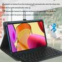 9",9.7",10.1",10.5",10.9",11" Tablet Universal Case with Keyboard, Case with Removable Wireless Bluetooth Keyboard & Pen Holder for iPad, Galaxy and Other 9-11 inch Tablet