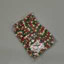 WILLBOND 16 Feet Christmas Wood Bead Garland Wooden Bead Garland for Christmas Tree Holiday Decoration (Classic Color)