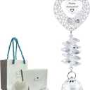 Retirement Gifts for Women, Happy Retirement Gifts for Coworker, Boss, Friends, Window Suncatcher with Gift Box, Gift Bag and Blank Card, Silver Color