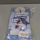 Outus 24 Pcs Shark Party Bags Blue Shark Birthday Party Favor Gift Bags Shark Goodie Candy Pouch with Twist Handles Shark Party Supplies for Summer Ocean Sea Baby Shower Decorations