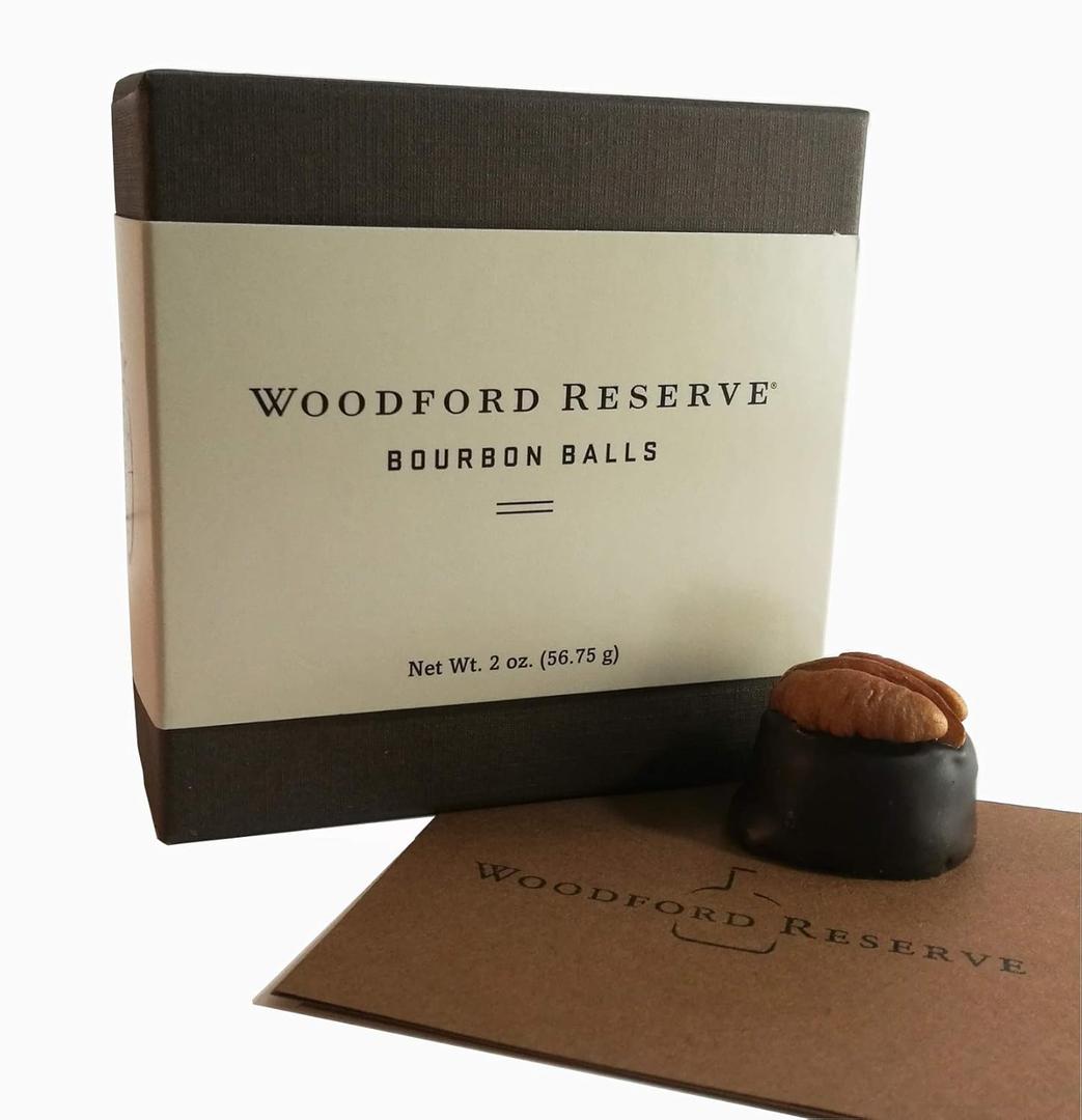 4 Woodford Reserve Bourbon Ball Gift Boxes: 4 pc in each (16 candies) (EXP 06/05/26)