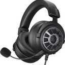 EKSA Gaming Headset with Microphone for PS5 PS4 PC Switch, Over-Ear Headphones with Detachable Noise Cancelling Mic, 50 mm Drivers,3D Stereo Surround Sound, Wired Gaming Headphones-Gift