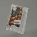 ZHONGWEI Clear Phone Case Compatible with iPhone 11 with American Flag-Art cc124 - Sleek Protection with Style and Durability for Any Smartphone Model.