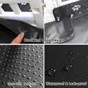 Dog Playpen Bottom Pad Fits for 36 Inch 4 Panels Exercise Pet Playpen, Dog Crate Pad Puppy Playpen Pad, Hoop and Loop Design (Note: Playpen Not Included). -Black