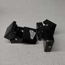 2 Pack Black Metal Hardware