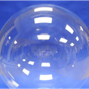 Transparent Plastic Sphere, 8"