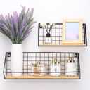 Tbestmax 3 Pack Qtips Dispenser - Bathroom Organizers and Storage Containers, Plastic Apothecary Jars with Gold Lids for Cotton Ball Swab Round Pads, Floss - Gold